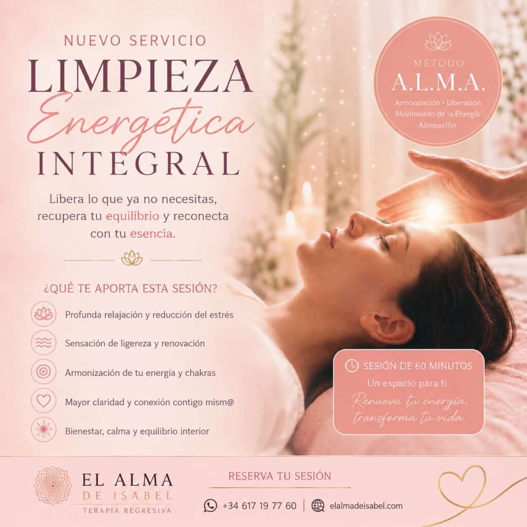 LIMPIEZA ENERGÉTICA ELALMADEISABEL.ES